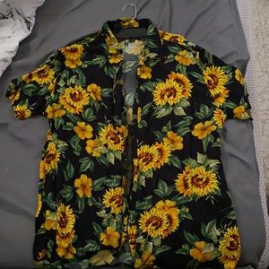 Sunflower hawaiian shirt